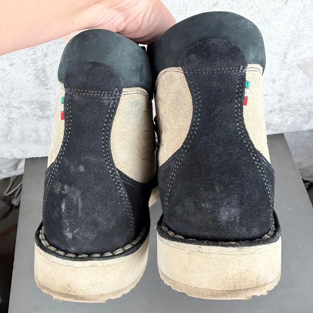 Vans x Diemme Buffalo Boot Made in Italy Suede Vibram Sole Black Tan Mens 46